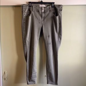 Torrid size 20 green jeggings